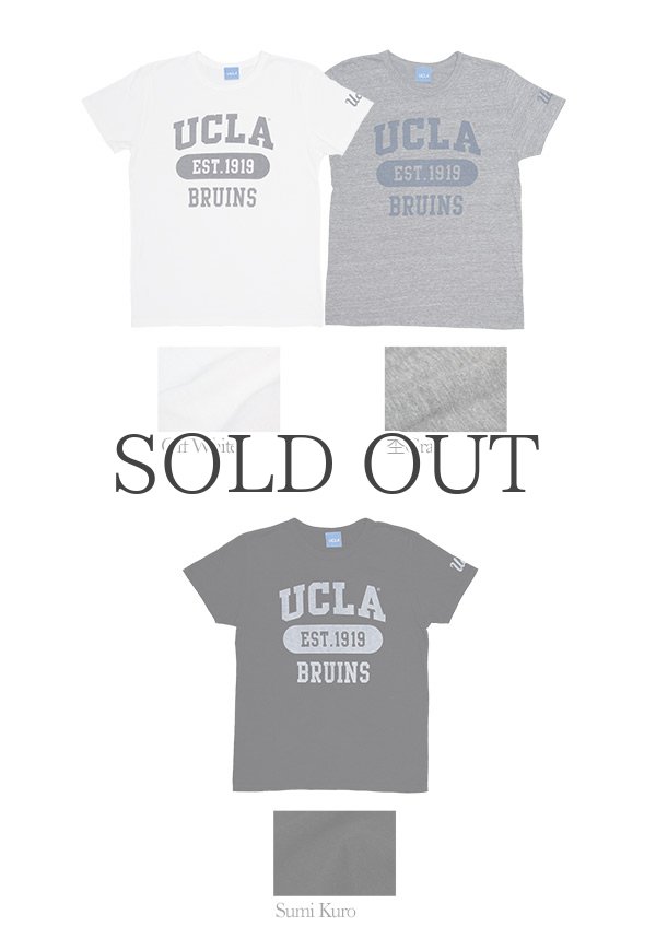 画像4: UCLA"UCLA EST.1919 BRUINS"三素材混カレッジプリント半袖クルーネックTシャツ [Lady's] / Audience (4)