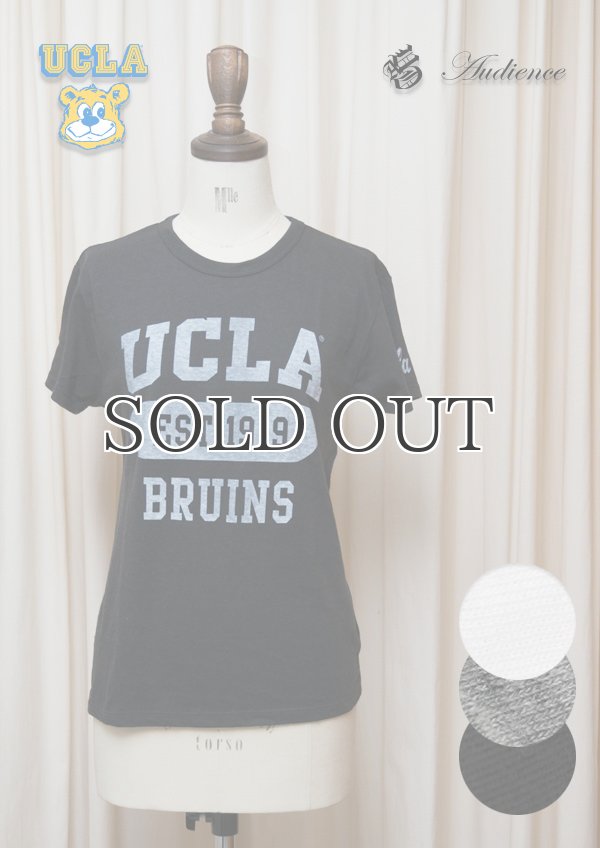 画像1: UCLA"UCLA EST.1919 BRUINS"三素材混カレッジプリント半袖クルーネックTシャツ [Lady's] / Audience (1)
