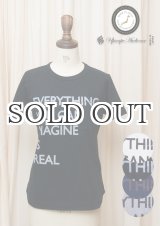 画像: ラフィー天竺"EVERYTHING..."プリントポケット付きクルーネックT [Lady's]【MADE IN JAPAN】『日本製』/ Upscape Audience