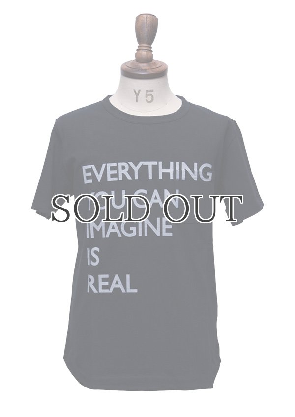 画像2: ラフィー天竺"EVERYTHING..."プリントポケット付きクルーネックT [Lady's]【MADE IN JAPAN】『日本製』/ Upscape Audience (2)