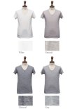 画像4: 【RE PRICE/価格改定】ガラガラ紡Vネック半袖Tシャツ [Lady's]【MADE IN JAPAN】『日本製』/ Upscape Audience (4)