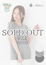 画像: UCLA"PROPERTY OF UCLA ATHLETIC DEPT"三素材混カレッジプリント半袖クルーネックTシャツ [Lady's] / Audience