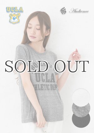 画像: UCLA"PROPERTY OF UCLA ATHLETIC DEPT"三素材混カレッジプリント半袖クルーネックTシャツ [Lady's] / Audience