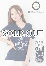 画像: ラフィー天竺"GOOD ARTISTS..."プリントポケット付きVネックT [Lady's]【MADE IN JAPAN】『日本製』/ Upscape Audience