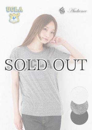 画像: UCLA"UCLA"三素材混カレッジプリント半袖クルーネックTシャツ [Lady's] / Audience