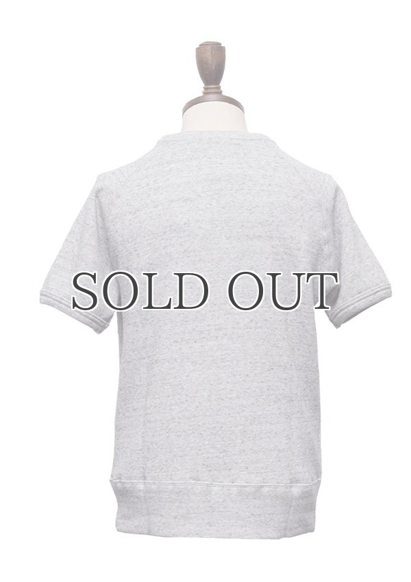 画像17: ソフトエアー裏毛"N.74th St. West Side"プリントラグラン半袖スウェットシャツ【MADE IN JAPAN】『日本製』/ Upscape Audience (17)