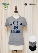 画像: 【RE PRICE / 価格改定】UCLA"UCLA 19 BRUINS"三素材混カレッジプリント半袖クルーネックTシャツ [Lady's] / Audience