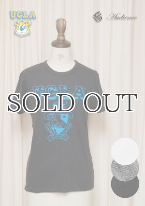 画像:  UCLA"UCLA"エンブレム三素材混カレッジプリント半袖クルーネックTシャツ [Lady's] / Audience