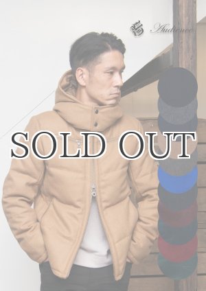 画像: メルトンウールライダース脱着フードダウンジャケット 【RE-STOCK】 / Audience