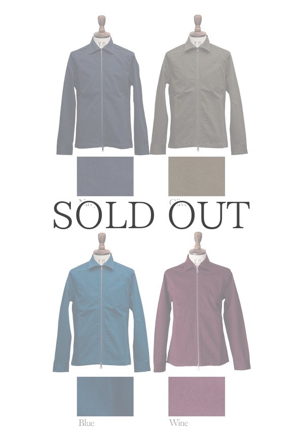 画像10: 硫化染めストレッチツイルZIPミリタリーシャツジャケット / Audience (10)