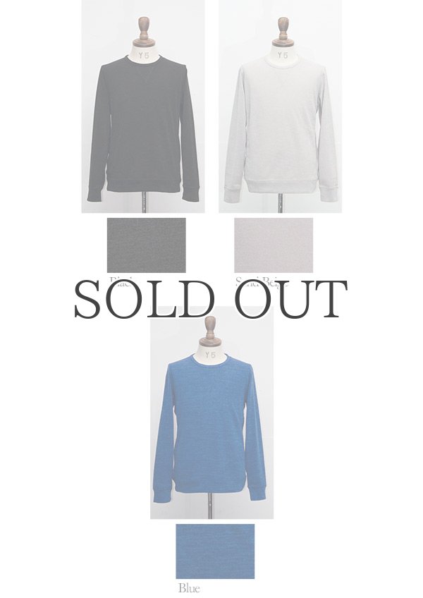 画像11: 9Gスパンニットソークルーネック長袖ガゼットスウェット【MADE IN JAPAN】『日本製』/ Upscape Audience (11)