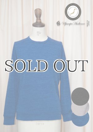 画像: 9Gスパンニットソークルーネック長袖ガゼットスウェット [Lady's]【MADE IN JAPAN】『日本製』/ Upscape Audience