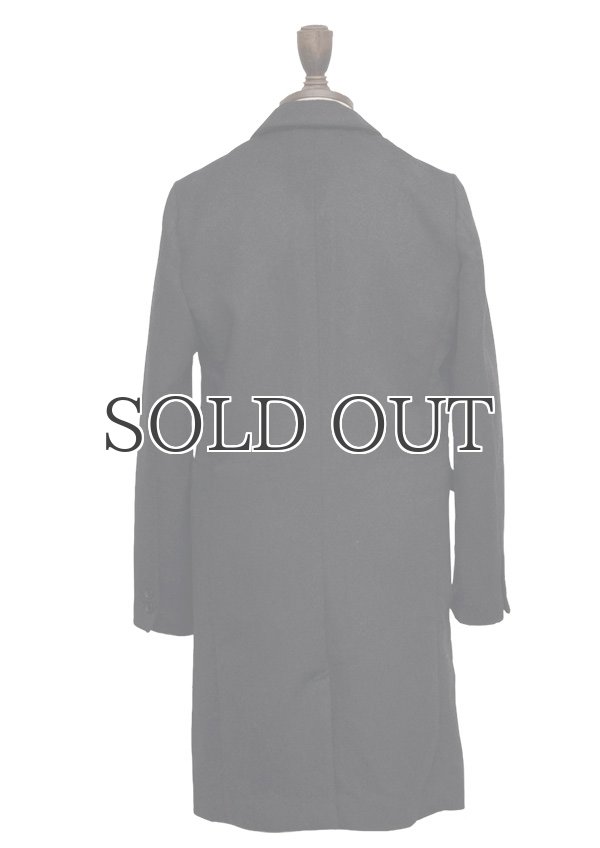 画像10: ダブルフェイスウールビーバーメルトン2ボタンロングチェスターコート 【送料無料】 / Audience (10)