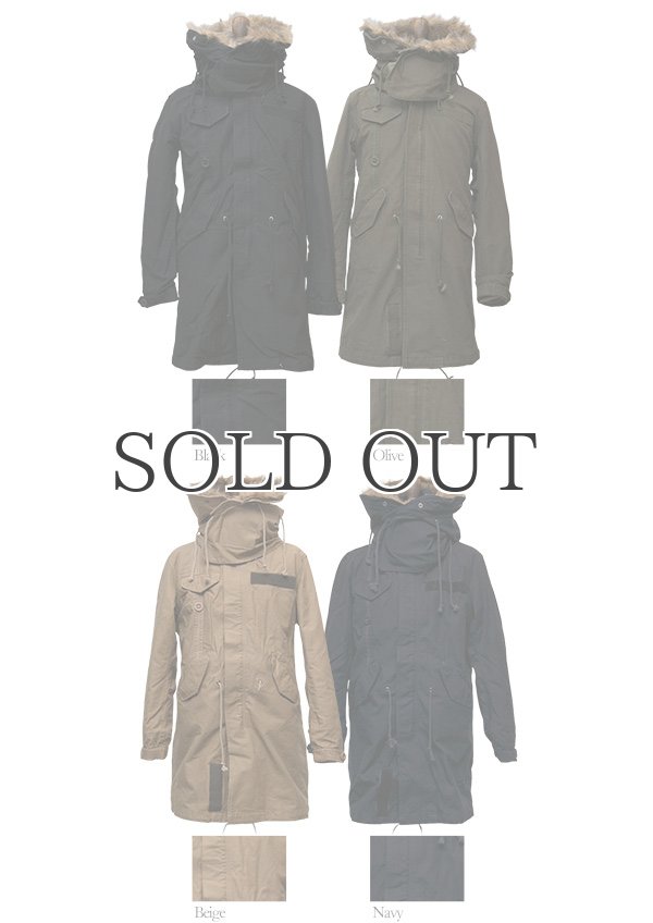 画像4: 高密度スラブツイル脱着ライナー付きモッズコート [Lady's] 【送料無料】 / Audience (4)