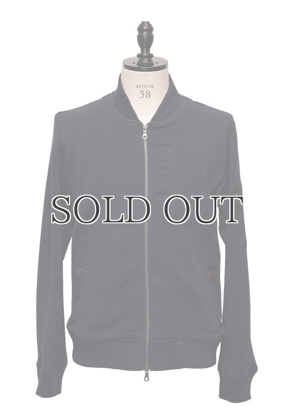 画像7: 裏ボーダー鹿の子MA1ブルゾン 【送料無料】 / Audience (7)