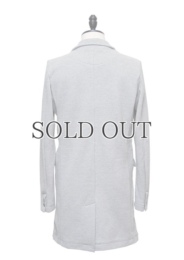 画像11: 裏ボーダー鹿の子2Bチェスターコート / Audience (11)