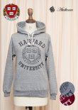 画像1: HARVARD"HARVARD EMBLEM UNIVERSITY"フーデッドライトパーカー[Lady's] / Audience (1)