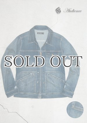 画像: ヴィンテージウォッシュストレッチデニムGジャケット 【送料無料】 【RE-STOCK】 / Audience