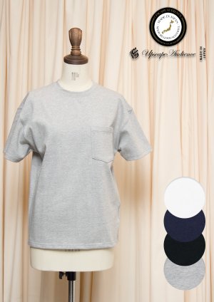 画像: 【RE PRICE / 価格改定】BSQソリッドクルーネック胸ポケ付ビックT [Lady's]【MADE IN JAPAN】『日本製』/ Upscape Audience