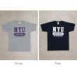 画像5: 【RE PRICE / 価格改定】NEW YORK UNIVERSITY"NYU EST.1831"C/N S/S 6.6oz オールドプリントT [Lady's] / Audience (5)