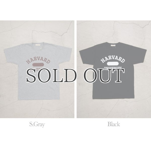 画像5: HARVARD"HARVARD UNIVERSITY"C/N S/S 6oz オールドプリントT / Audience (5)