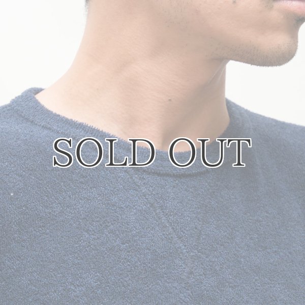 画像4: イズミールコットンパイルガゼットクルーネック半袖スウェット【MADE IN JAPAN】『日本製』/ Upscape Audience (4)