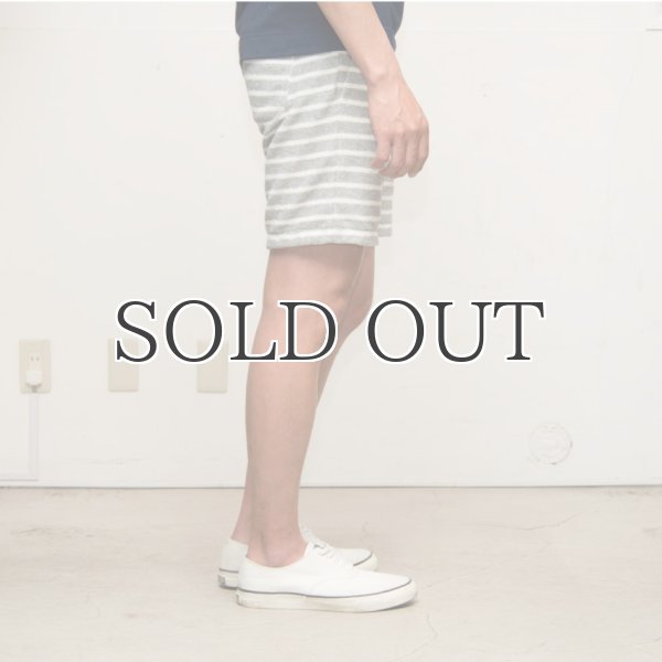 画像15: イズミールコットンパイルボーダーイージーショーツ【MADE IN JAPAN】『日本製』/ Upscape Audience (15)