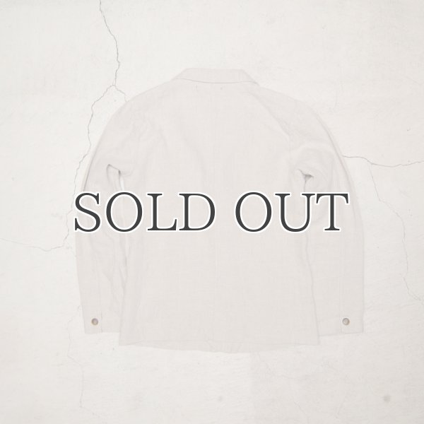 画像11: French Linen(フレンチリネン)ナチュールドキャンバス2Bジャケット【MADE IN JAPAN】『日本製』/ Upscape Audience (11)