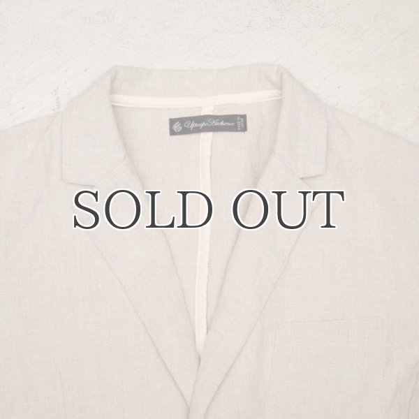 画像4: フレンチリネンナチュールドキャンバス2Bジャケット [Lady's]【MADE IN JAPAN】『日本製』/ Upscape Audience (4)