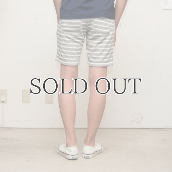 画像14: イズミールコットンパイルボーダーイージーショーツ【MADE IN JAPAN】『日本製』/ Upscape Audience (14)