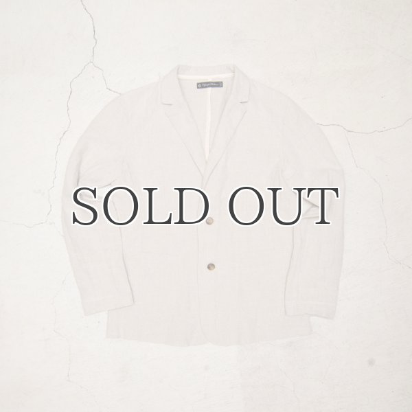 画像2: フレンチリネンナチュールドキャンバス2Bジャケット [Lady's]【MADE IN JAPAN】『日本製』/ Upscape Audience (2)