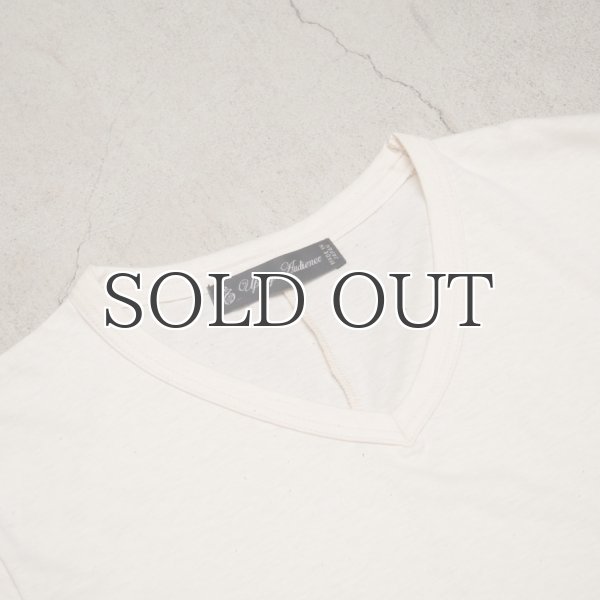 画像12: オーガニックコットン天竺Vネック半袖Tシャツ【MADE IN JAPAN】『日本製』/ Upscape Audience (12)