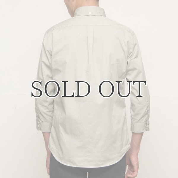 画像7: ワイドスプレッドボタンダウンカラー7分袖シャツ【MADE IN JAPAN】『日本製』/ Upscape Audience (7)