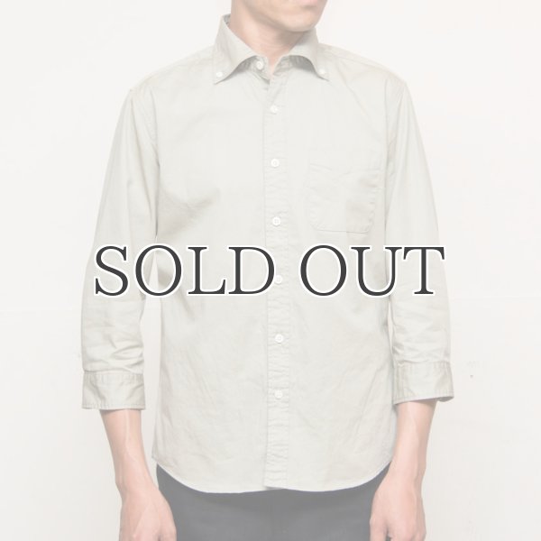 画像5: ワイドスプレッドボタンダウンカラー7分袖シャツ【MADE IN JAPAN】『日本製』/ Upscape Audience (5)