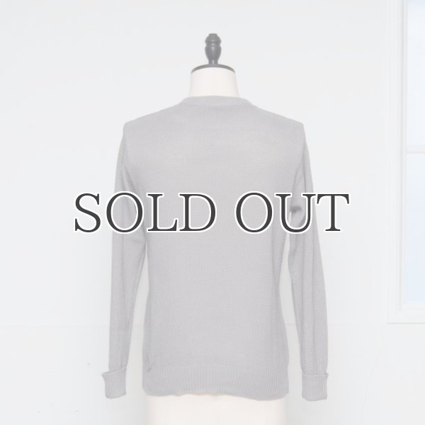 画像6: ケーブル×鹿の子クルーネックコットンニット【MADE IN JAPAN】『日本製』/ Upscape Audience (6)