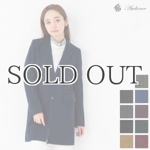 画像: ライトウールメルトン2ボタンチェスターコート [Lady's]【RE-STOCK】 【送料無料】 / Audience