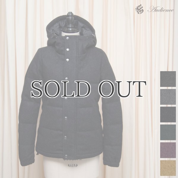 画像1: ライトウールメルトンフードダウンジャケット [Lady's] 【送料無料】 / Audience (1)