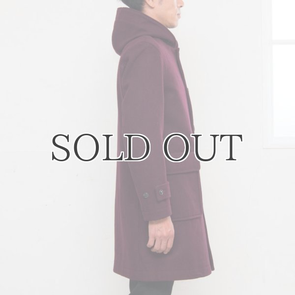 画像4: 840gピュアウールメルトンフードステンカラーコート【送料無料】 / Audience (4)
