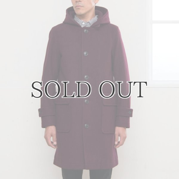 画像3: 840gピュアウールメルトンフードステンカラーコート【送料無料】 / Audience (3)