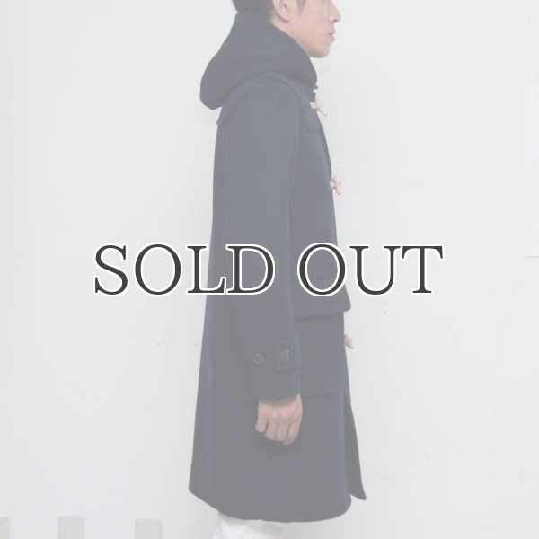 画像7: 840gピュアウールメルトンロングダッフルコート 【送料無料】 / Audience (7)