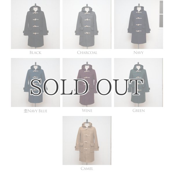 画像9: 840gピュアウールメルトンロングダッフルコート 【送料無料】 / Audience (9)