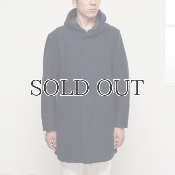 画像3: スライバーウールニットフードロングコート 【送料無料】  / Audience (3)