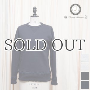 画像: 度詰裏毛ガゼットプロテクトボッシュクルーネック長袖スウェット [Lady's]【MADE IN JAPAN】『日本製』/ Upscape Audience