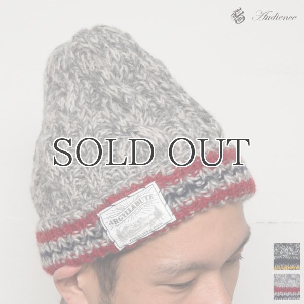 画像1: 3ラインケーブルワッチキャップ / Audience (1)