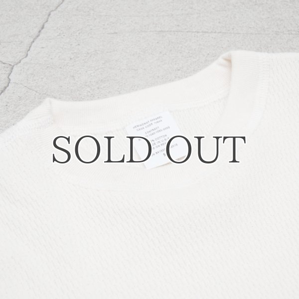 画像5: US ARMY ワッフル長袖Tシャツ / デッドストック (5)