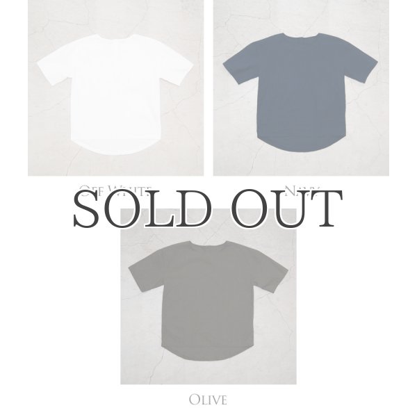 画像11: ソフトリネンコットンキャンバスドロップショルダーノーカラーシャツ5分袖【MADE IN JAPAN】 『日本製』/ Upscape Audience (11)