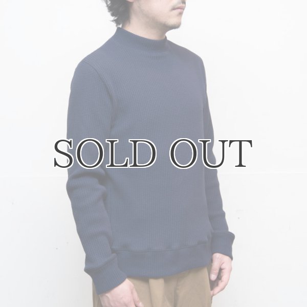 画像11: BIGワッフルモックネック長袖ニットソー【MADE IN JAPAN】『日本製』/ Upscape Audience (11)