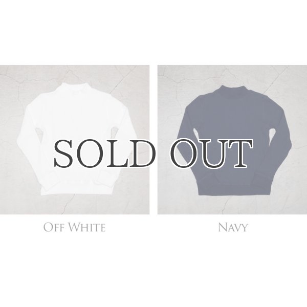 画像14: BIGワッフルモックネック長袖ニットソー【MADE IN JAPAN】『日本製』/ Upscape Audience (14)