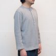 画像8: 【RE PRICE/価格改定】度詰ワッフル1コンチョボタンヘンリーネック7分袖カットソー【MADE IN JAPAN】『日本製』/ Upscape Audience (8)
