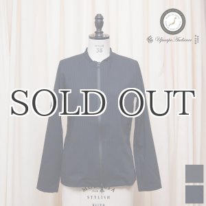 画像: サマーウール調ツイルストレッチノーカラージャケット [Lady's]【MADE IN JAPAN】『日本製』【送料無料】/ Upscape Audience